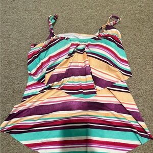 Liz Claiborne Multicolor Striped Camisole